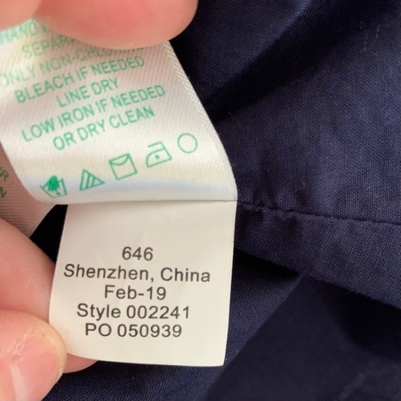 Lilly Pulitzer Cyndi Fit & Flare Navy Dress - Picture 9 of 12